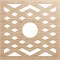Ekena Millwork Chevron Wood Fretwork Pierced Ceiling Medallion, Alder, 32"OD x 8 1/4"ID x 1/4"T CMWP32X32X0250CHAL - alternate 1
